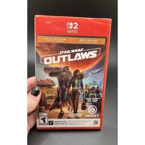 Star Wars Outlaws Gold Edition Game-Key Card Nintendo Switch2 Factory Sealed New